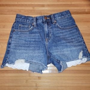 Girls Denim & Athletic Shorts Bundle